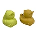 multi-color duck natural latex baby bath toy